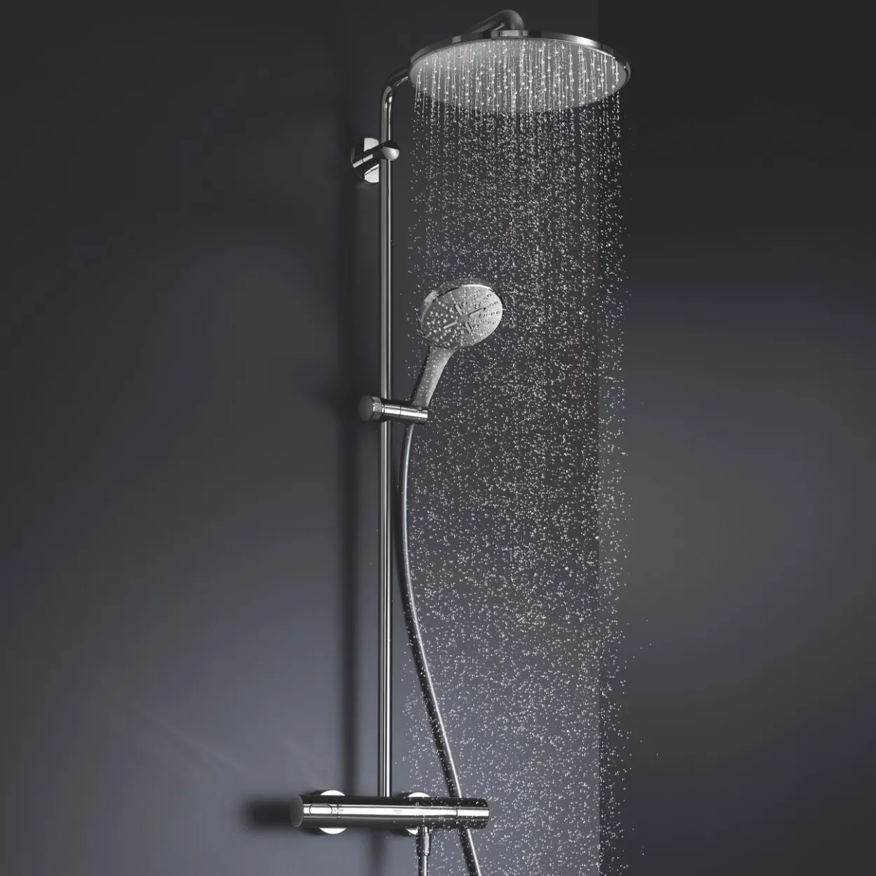Grohe rainshower smartactive 310 dusjsystem krom