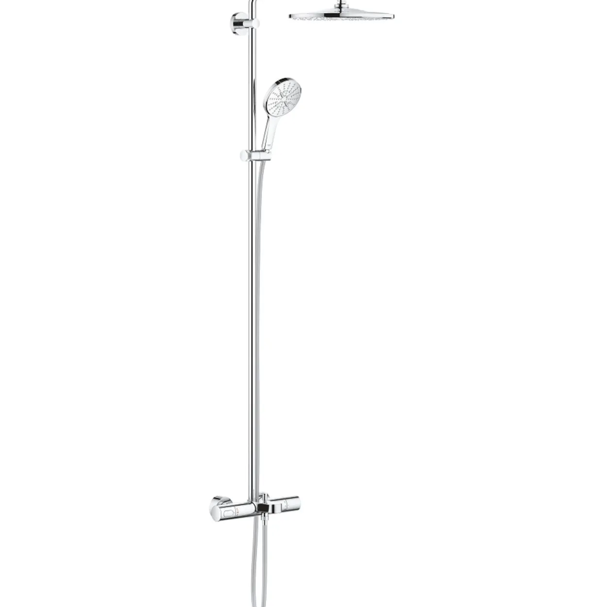 Grohe rainshower smartactive 310 dusjsystem m/termostat for badekar krom