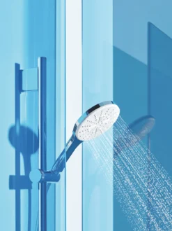 Grohe rainshower smartactive 130 dusjsett 3-spray måne hvit