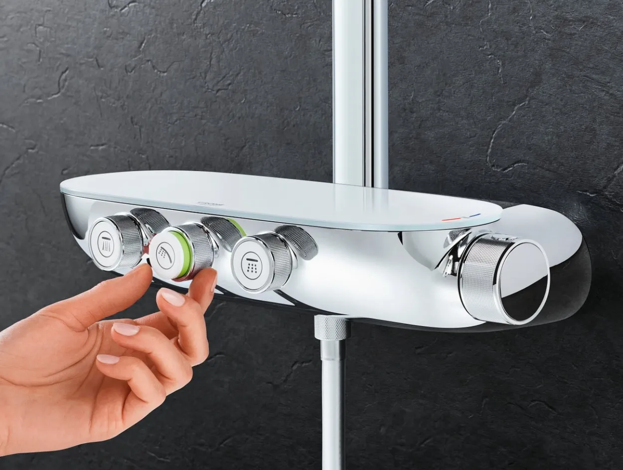 Grohe rainshower smartcontrol duo 360 dusjsystem krom