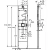 Grohe rapido mono dusjstativ for innbygging