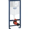 Grohe rapid sl 3-i-1 sett sisterne m/ trykkplate krom