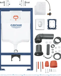 Grohe rapid sl 3-1 set sisterne 113 cm m/krom betjeningsplate