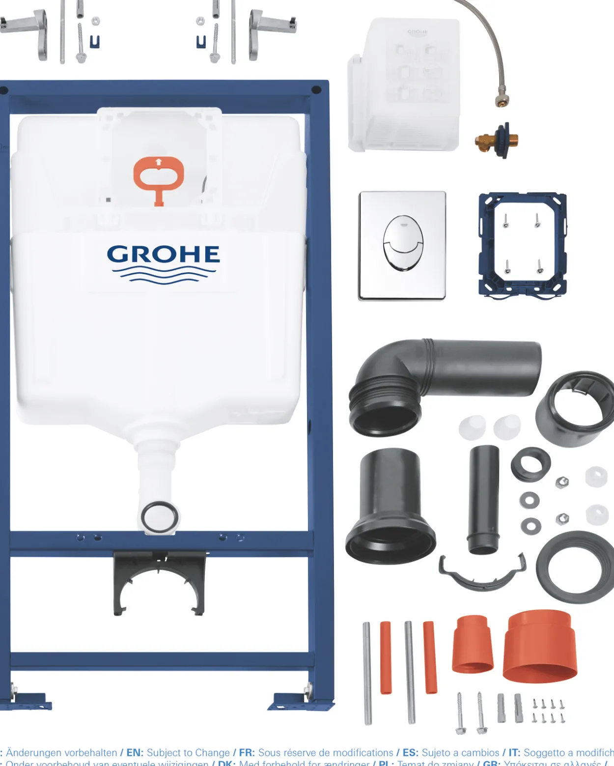 Grohe rapid sl 3-1 set sisterne 113 cm m/krom betjeningsplate