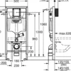 Grohe rapid sl sisterne 113 cm m/ekstern luktutvinning