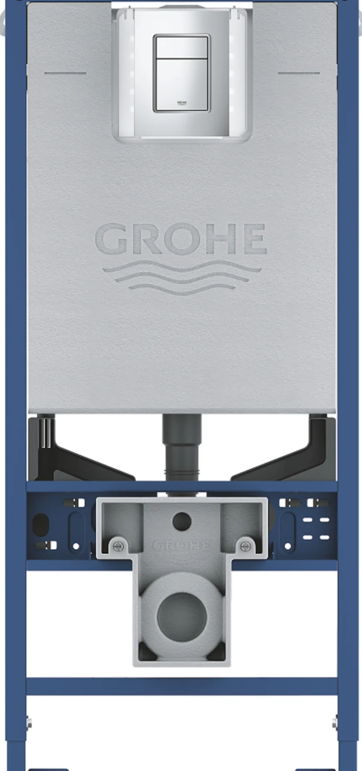 Grohe rapid slx 3-i-1 sisterne m/krom trykkplate 113 cm
