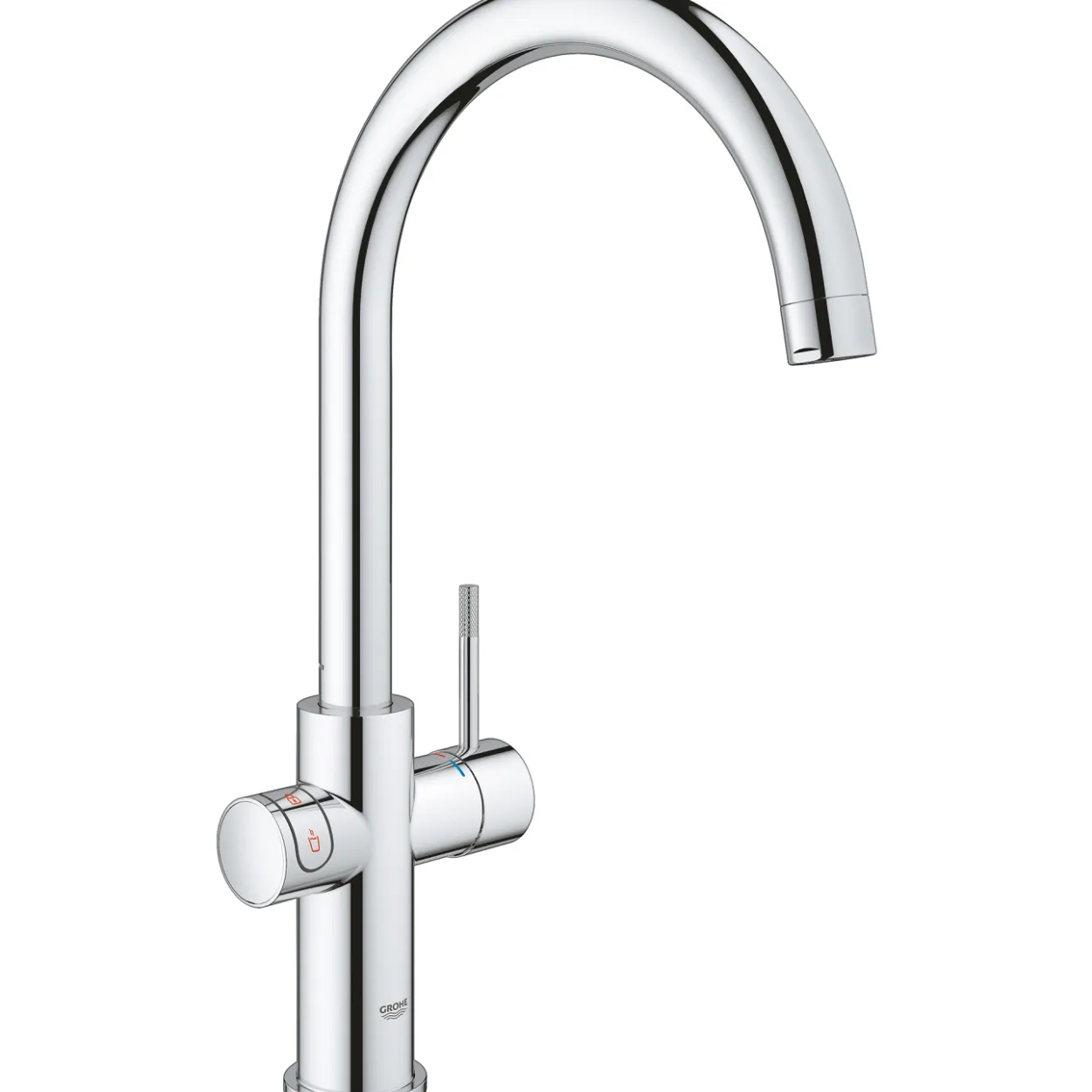 Grohe red duo kjøkkenarmatur m/ c-tut og stor bereder