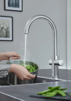 Grohe red duo kjøkkenarmatur m/ c-tut og stor bereder