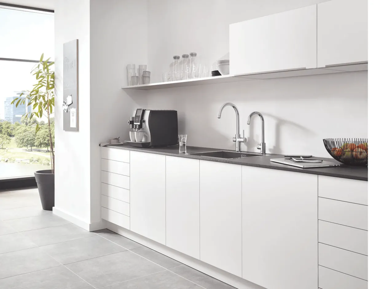 Grohe red 2 mono kjøkkenarmatur m/c-tut l, krom