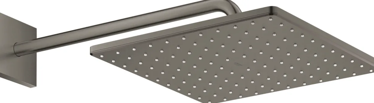 Grohe rsh 310 mono cube hodedusj m/dusjarm 422mm 7,5l børstet hard grafitt