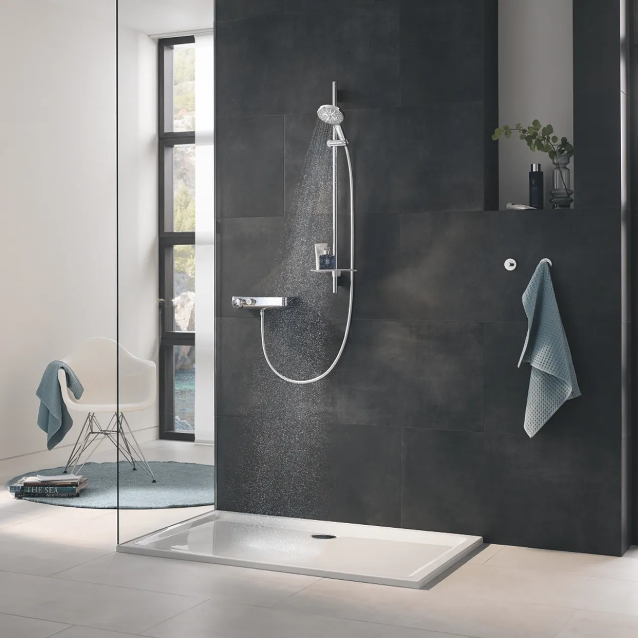 Grohe rsh smartactive 130 dusjstang-garn. 900 12l krom