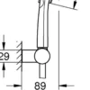 Grohe rsh smartactive 130 hånddusjsett 3-spray justerbar 8,5l krom