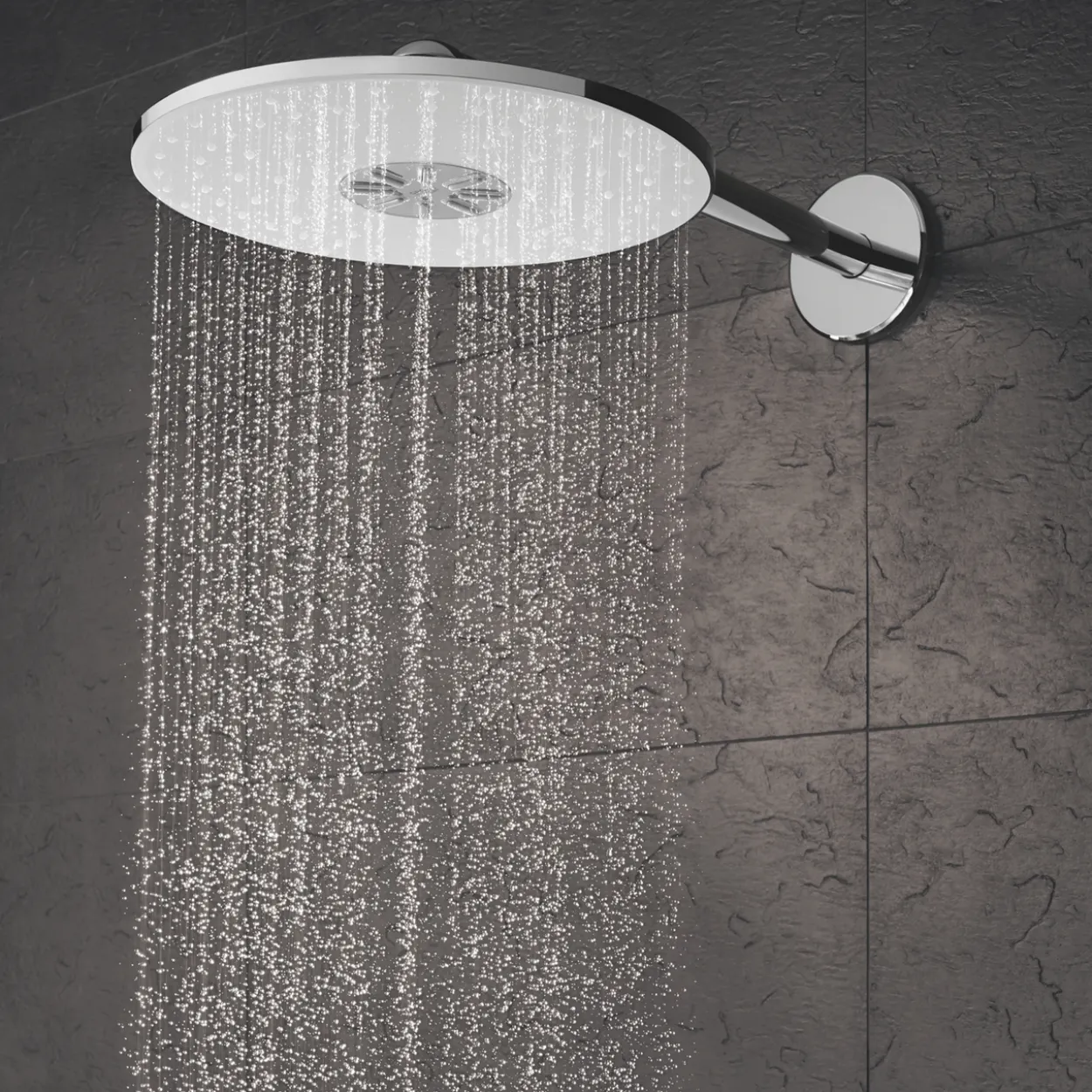 Grohe rsh smartactive 310 hodedusj m/dusjarm 400-430mm 2-spray månehvit