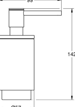 Grohe selection såpedispenser krom