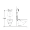 Grohe skate air trykkplate vannrett krom