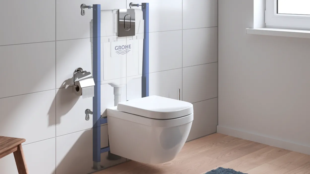 Grohe solido 5in1 set komplett innbyggingstoalett/euro