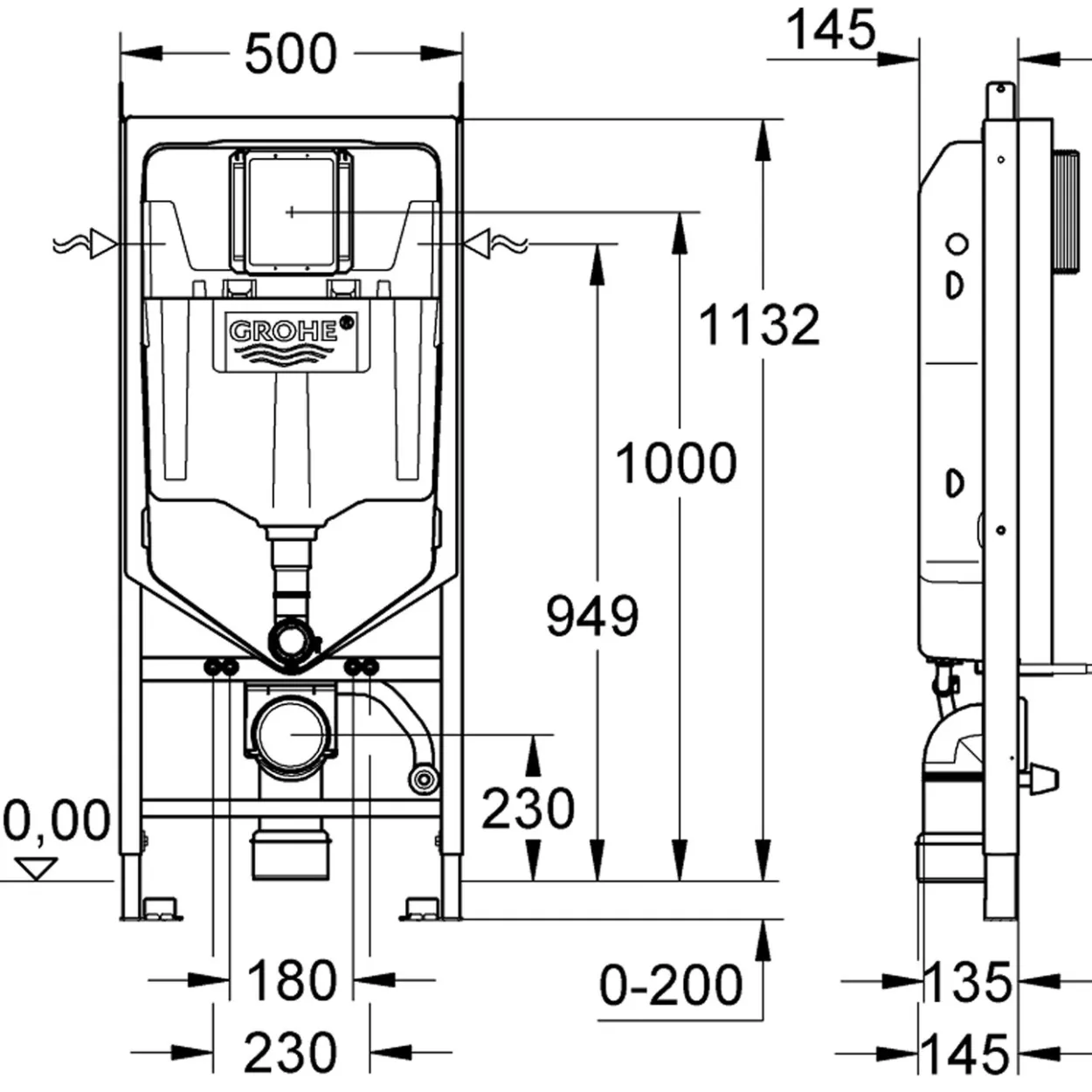 Grohe solido sisterne m/lekkasjeboks