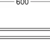 Grohe start cube dobbel håndklestang 600 supersteel
