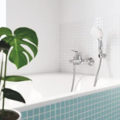 Grohe start flow kar- og dusjbatteri krom