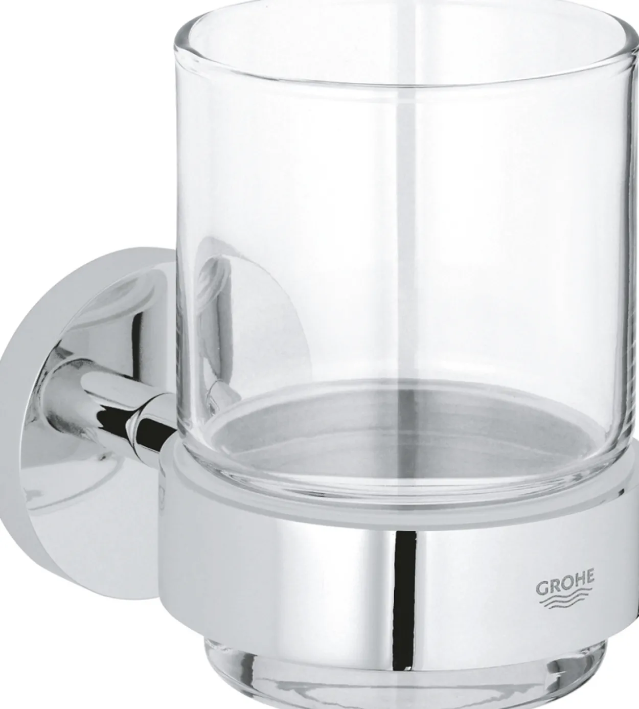 Grohe start glass med holder krom