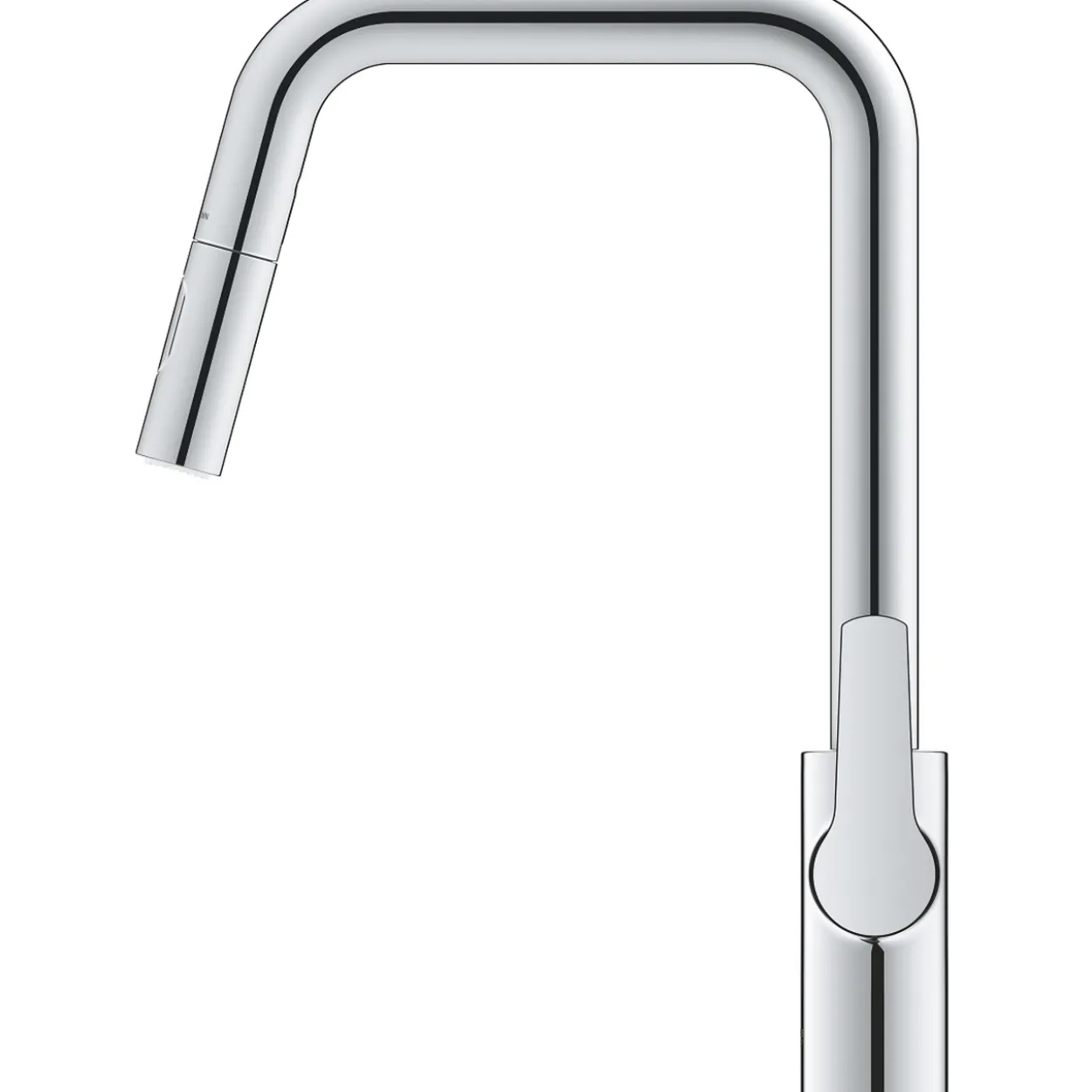 Grohe start kjøkkenarmatur m/uttrekkbar u-tut dual spray krom
