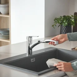 Grohe start kjøkkenarmatur m/uttrekk krom