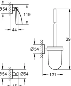 Grohe start tilbehørssett 3-in-1 krom
