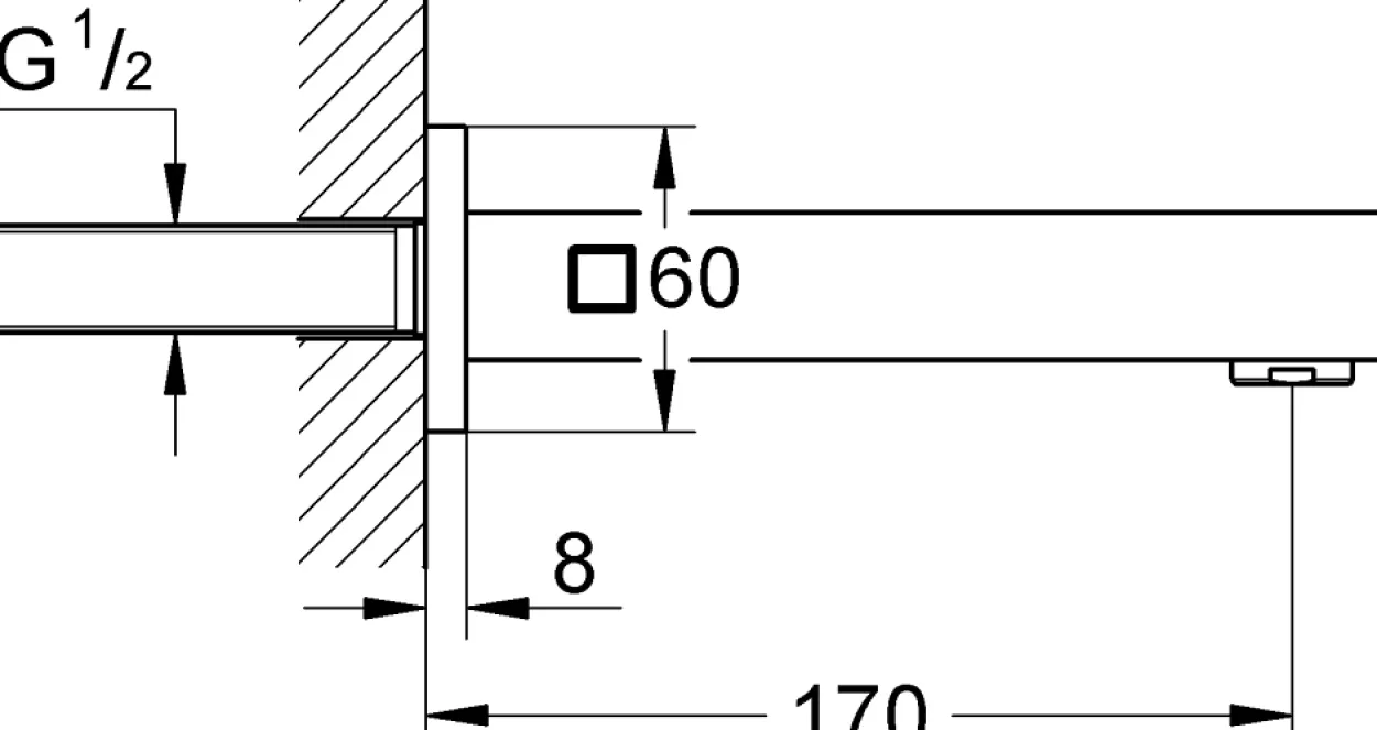 Grohe universal cube karutløp