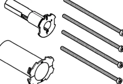 Grohe universal forlengersett til innebygde togrepstermostater 25 mm