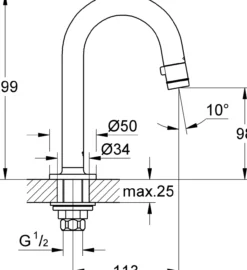 Grohe universal tappekran