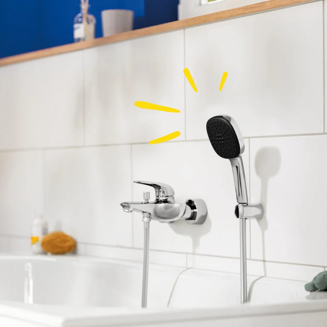 Grohe vitalio comfort 110 ii hånddusjsett 7,4l krom