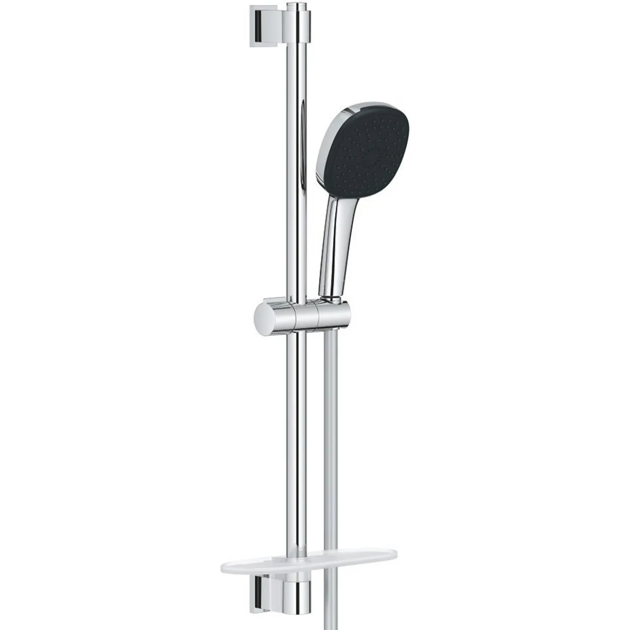 Grohe vitalio comfort 110 iii dusjsett 600 7,4l m/hylle krom