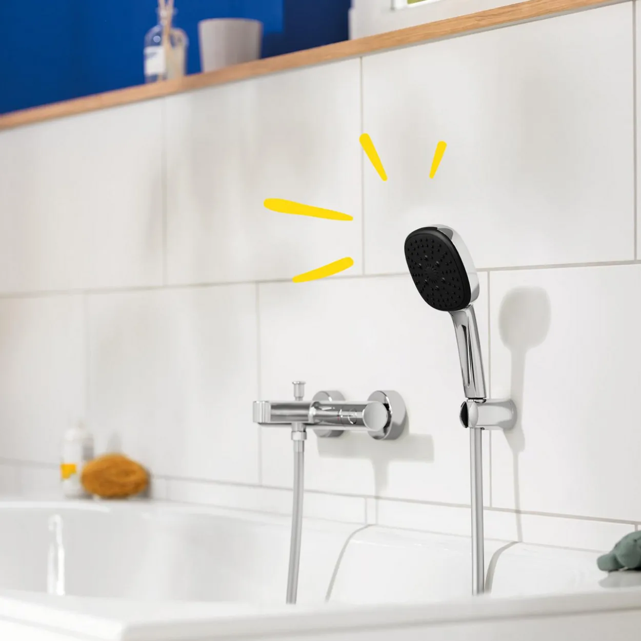 Grohe vitalio comfort 110 iii hånddusjsett 7,4l krom