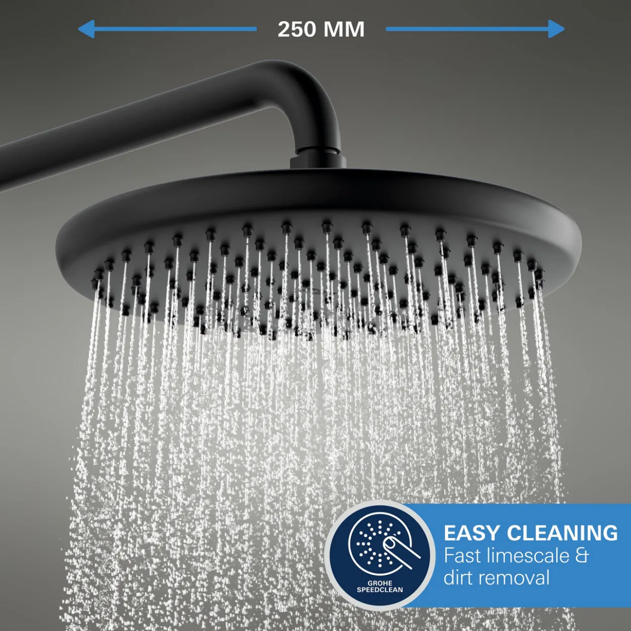 Grohe vitalio start 250 dusjsystem matt sort