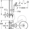 Grohe vitalio start 250 dusjsystem krom
