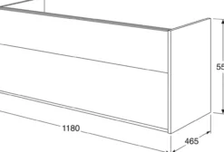 Gustavsberg artic servantskap 120 hvit