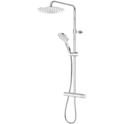 Gustavsberg atlantic round takdusj m/dusjtermostat krom