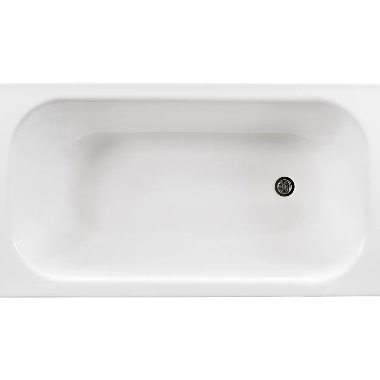Gustavsberg 1300 badekar u/front og bensett 1300x700 hvit