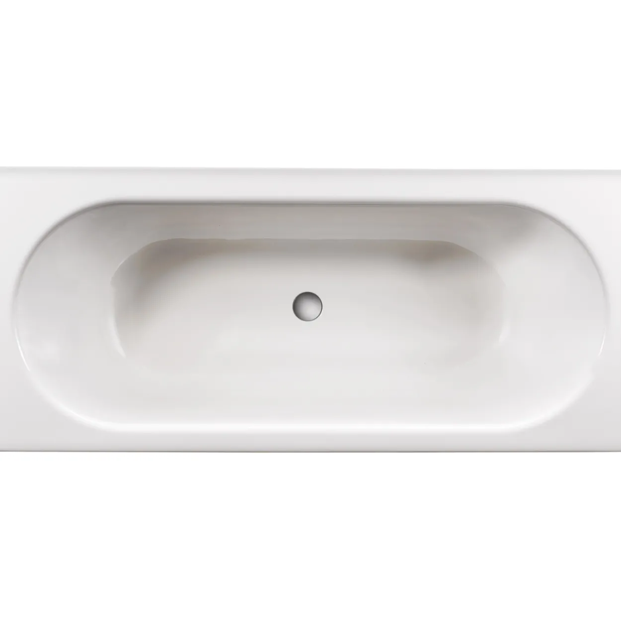 Gustavsberg 1603 duo badekar u/front og bensett 1600x700 hvit