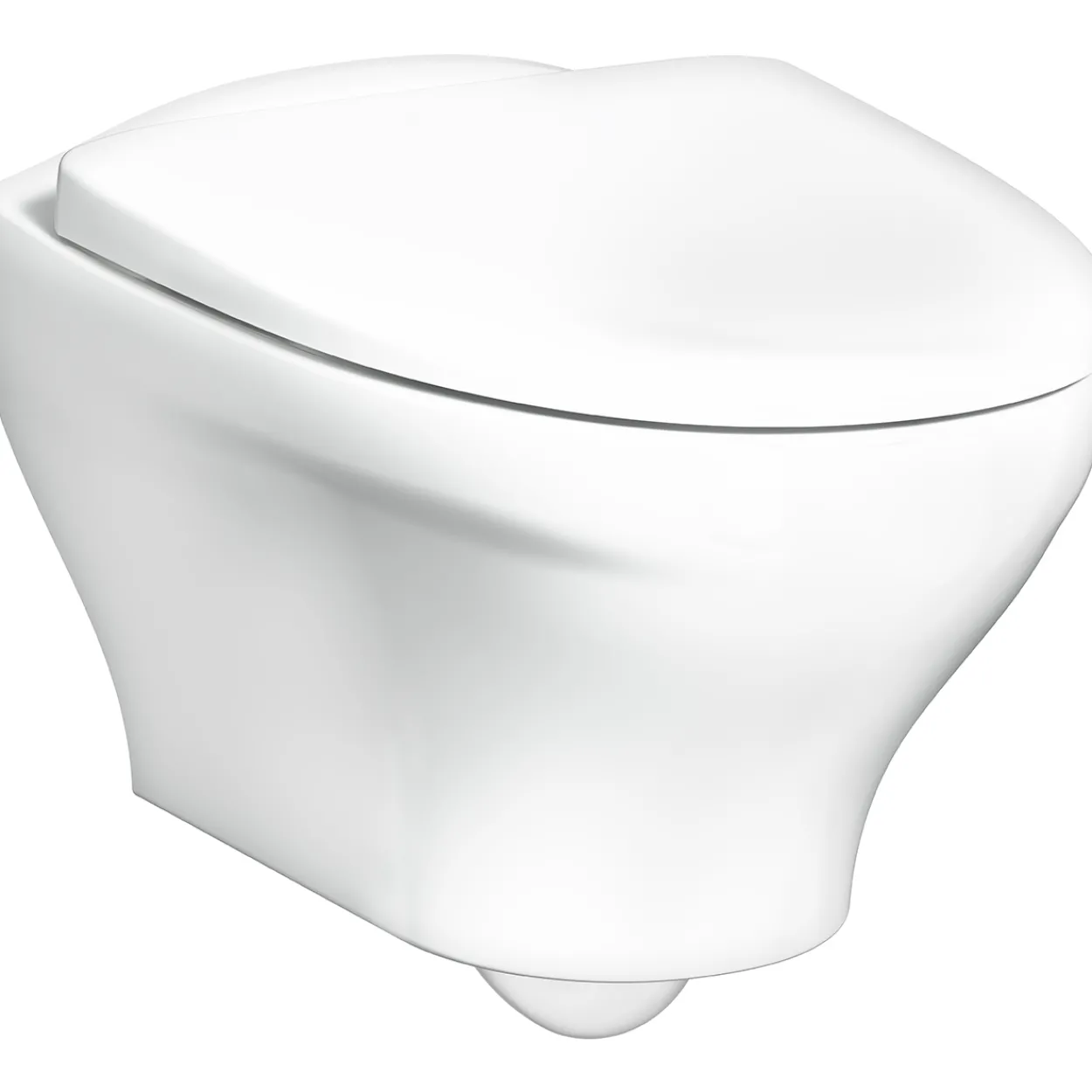 Gustavsberg estetic 8330 veggskål inkl. sete, matt hvit ceramicplus