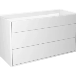 Gustavsberg graphic baderomsmøbel 100 cm hvit u/servant