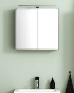 Gustavsberg graphic speilskap 60 cm grå