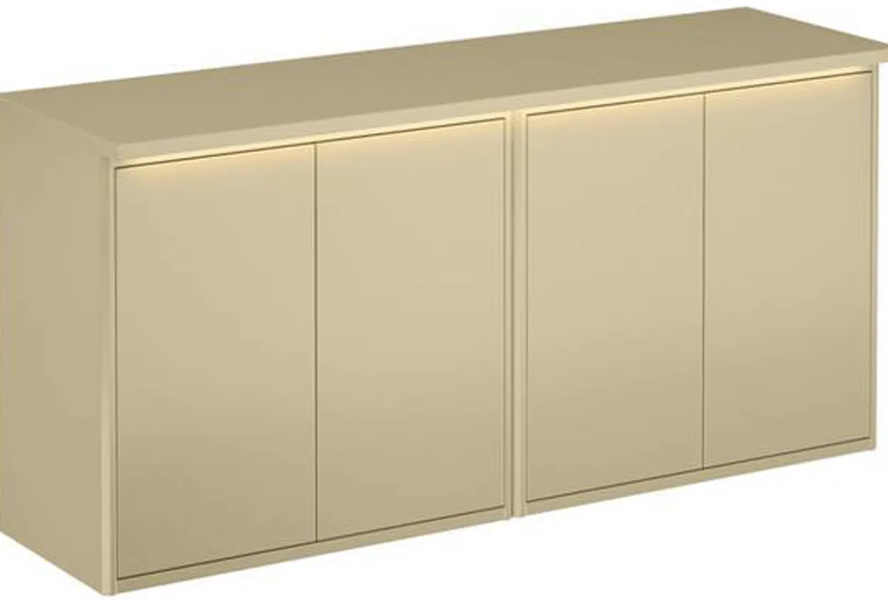 Gustavsberg graphic topplate med lys 120x36 beige