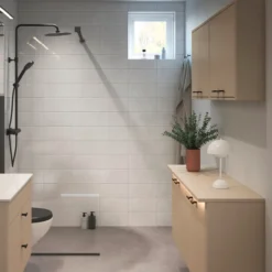Gustavsberg graphic topplate med lys 60x20 beige