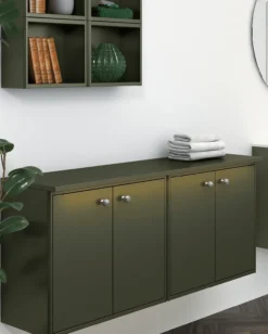 Gustavsberg graphic veggskap 60x32 grønn