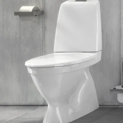 Gustavsberg nautic 1500 c+ m/skjult s-lås & hygienic flush inkl. sete, for liming