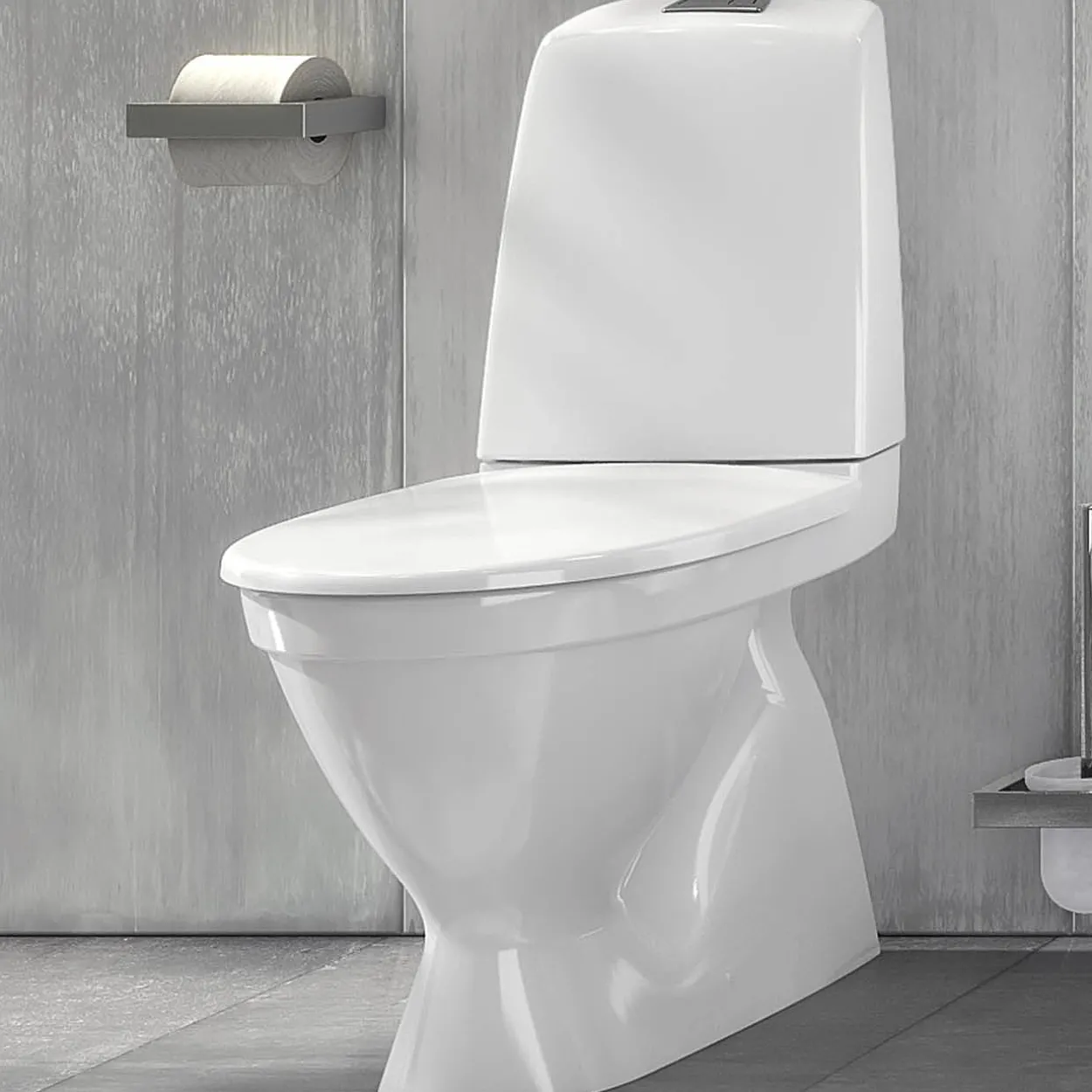Gustavsberg nautic 1500 m/skjult s-lås & hygienic flush, for liming