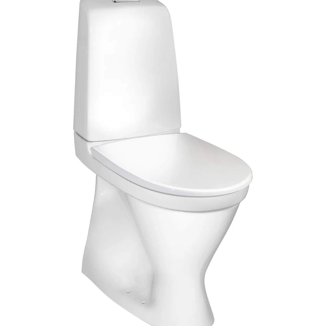 Gustavsberg nautic 1546 m/skjult s-lås, hygienic flush & lav trykknapp, høy modell
