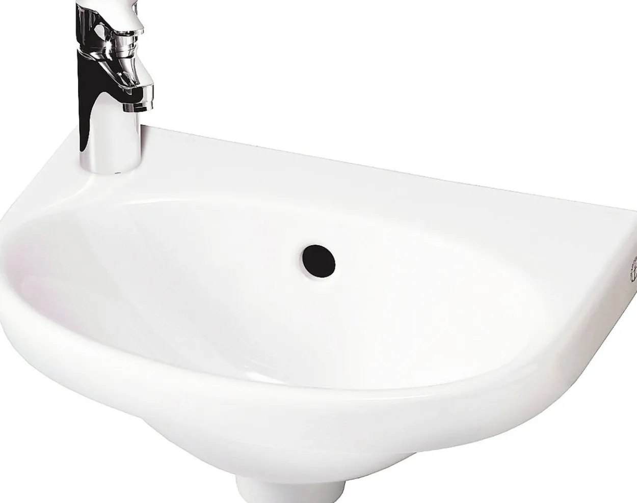 Gustavsberg nautic 5540 servant 40x27cm c+ venstre
