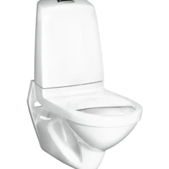Gustavsberg nautic 1522 vegghengt toalett m/sisterne 2/4l u/sete